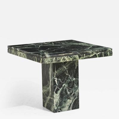 Verde Green Marble Side Table Italy 1970