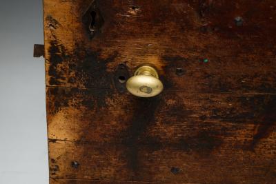 Vernacular Folk Art Pine Door Hautes Alpes France 19th Century