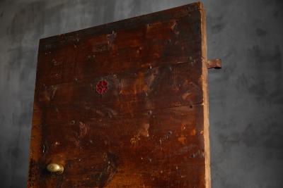Vernacular Folk Art Pine Door Hautes Alpes France 19th Century