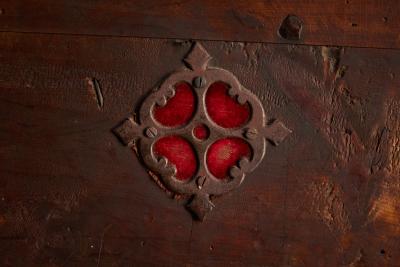 Vernacular Folk Art Pine Door Hautes Alpes France 19th Century