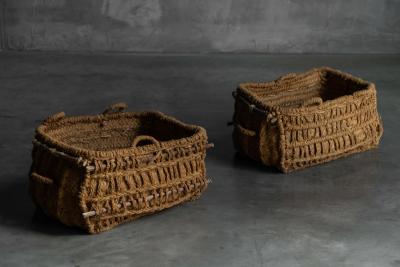 Vernacular Folk Art Woven Basket France 19th Century