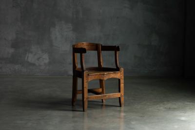 Vernacular Pine Armchair France 19th Century