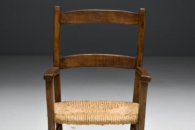 Vernacular Rural Armchair France Early 20th Century
