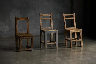 Vernacular Wooden Chair France 19th Century