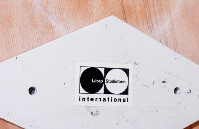 Verner Panton 1970 Rolling Bar Cart early production mfg by Lasko Studioform International