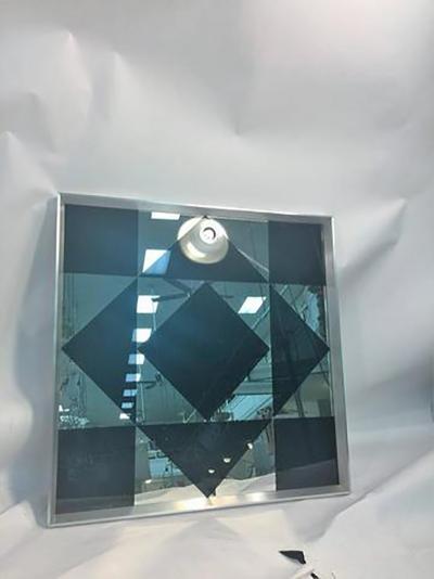 Verner Panton Dramatic Verner Panton Pop Art Geometric Mirror