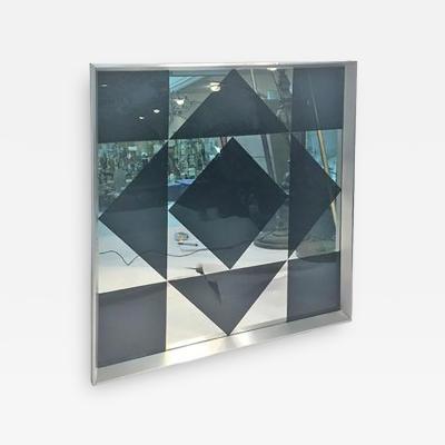 Verner Panton Dramatic Verner Panton Pop Art Geometric Mirror