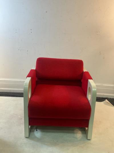 Verner Panton FANTASTIC POP ART LOUNGE CHAIRS IN THE MANNER OF VERNER PANTON