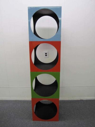 Verner Panton Fun Panton Inspired Stacking Cube Etagere Mid century Modern
