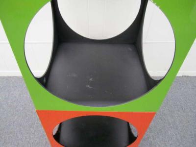 Verner Panton Fun Panton Inspired Stacking Cube Etagere Mid century Modern
