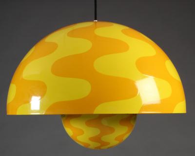 Verner Panton Large and rare Flower Pot pendant by Verner Panton