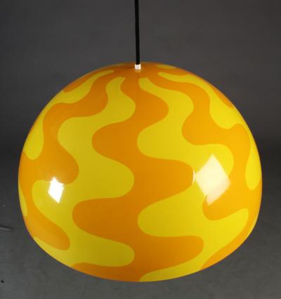 Verner Panton Large and rare Flower Pot pendant by Verner Panton