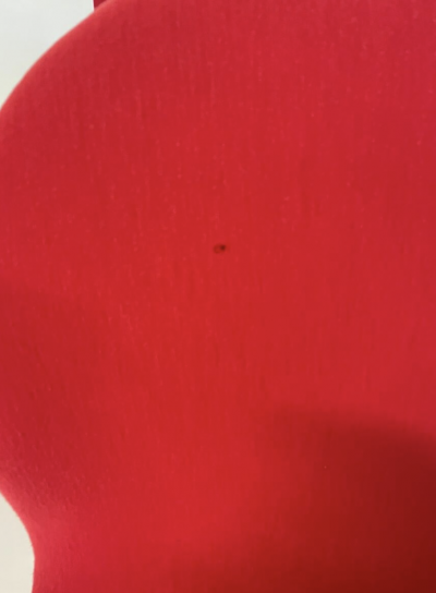 Verner Panton Mid Century Modern Set of 6 Red System 123 Chairs by Verner Panton 1973