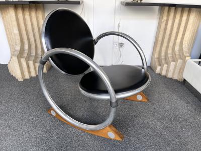 Verner Panton Pair of Rocking Chairs Dondolo by Verner Panton for Ycami Italy 1990s