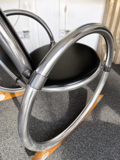 Verner Panton Pair of Rocking Chairs Dondolo by Verner Panton for Ycami Italy 1990s