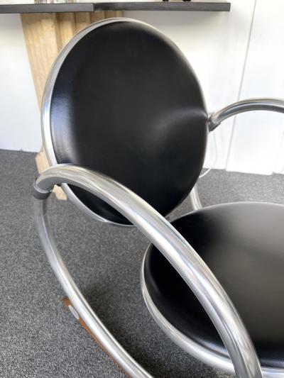 Verner Panton Pair of Rocking Chairs Dondolo by Verner Panton for Ycami Italy 1990s