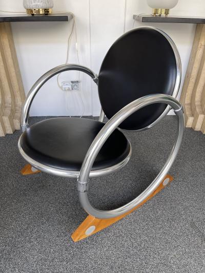 Verner Panton Pair of Rocking Chairs Dondolo by Verner Panton for Ycami Italy 1990s