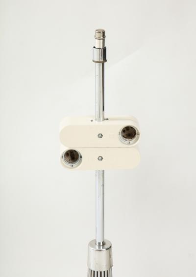 Verner Panton Pair of chrome table lamps by Verner Panton for Fritz Hansen Denmark 1960s