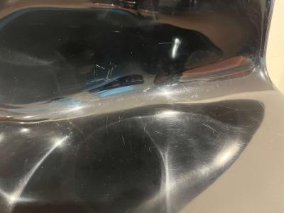 Verner Panton Panton Cantilever Chair in Black PU Germany 1971