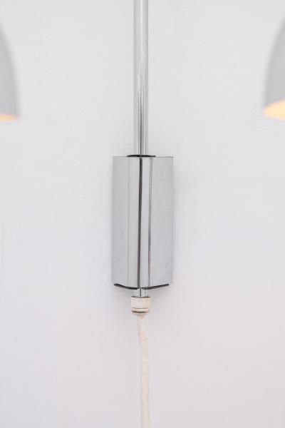 Verner Panton Sconces in Chrome from the Flower Pot Series Wall Mount 1960s