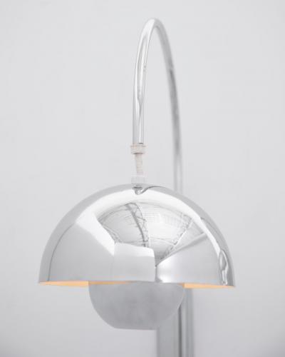 Verner Panton Sconces in Chrome from the Flower Pot Series Wall Mount 1960s