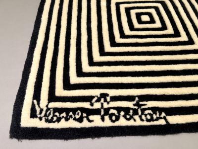 Verner Panton Two small sample carpets by Verner Panton Basel Switzerland circa 1970