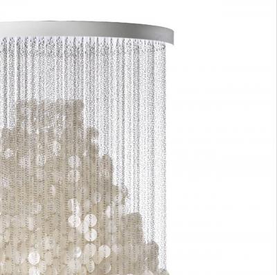 Verner Panton Verner Panton 8DM Chandelier 1964 White Shells 1964