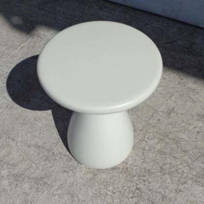 Verner Panton White Panton Chair by Verner Panton for Vitra with Side Stool