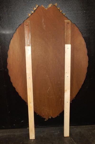 Veronese 1970 80 Mirror Murano V ron se Cristal and Gold Inclusion