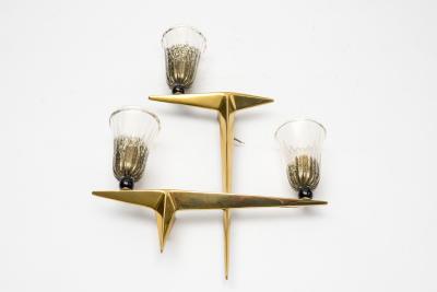 Veronese Pair of Murano Glass sconces by Veronese