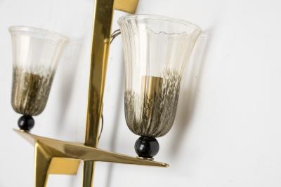 Veronese Pair of Murano Glass sconces by Veronese