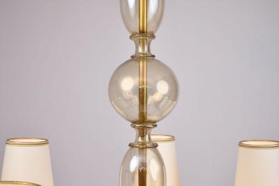 Veronese Veronese Exquisite Seven Branch Chandelier in Murano Glass France 1950s