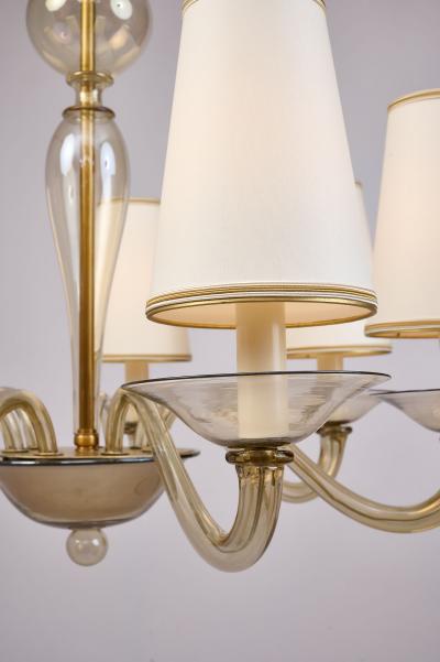 Veronese Veronese Exquisite Seven Branch Chandelier in Murano Glass France 1950s