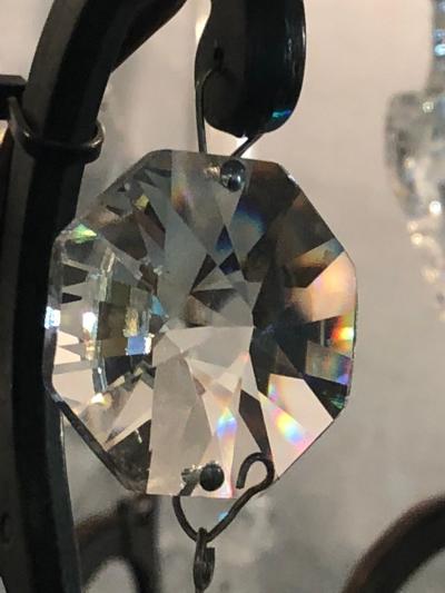 Versailles Chandelier with Swarovski Strass and Crystal Pendants