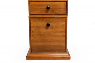 Very Fine English Walnut and Ebony Pedestal Desk by David Linley