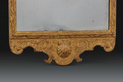 Very Fine George I Period Gesso Mirror Attributed to John Belchier c 1720