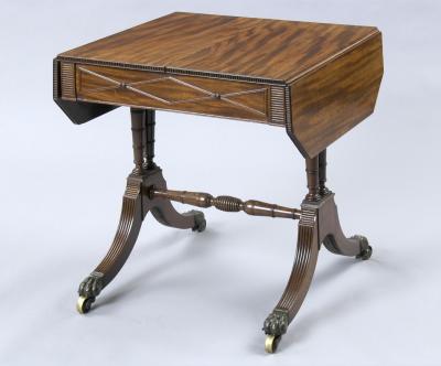 Very Fine Regency Period Sofa Games Table Circa 1820