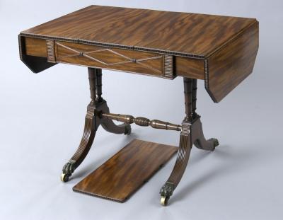 Very Fine Regency Period Sofa Games Table Circa 1820