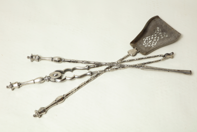 Very Fine Set of Steel Fire Tools