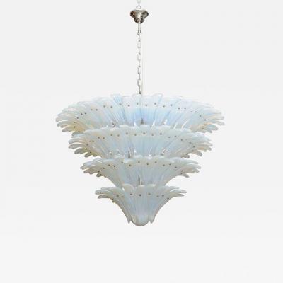 Very Fine and Monumental Sabino Opalescent Glass Chandelier