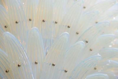 Very Fine and Monumental Sabino Opalescent Glass Chandelier