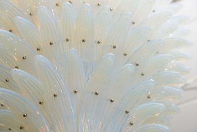 Very Fine and Monumental Sabino Opalescent Glass Chandelier