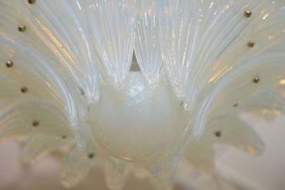 Very Fine and Monumental Sabino Opalescent Glass Chandelier