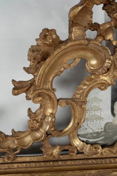 Very Large 19th Century Italian Mirror