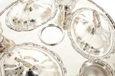 Very Large American Plated Serving Dish