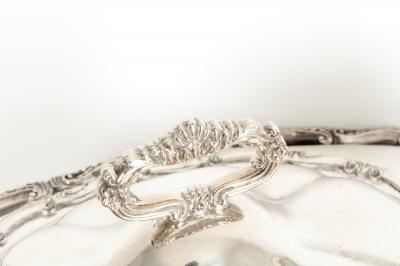 Very Large American Plated Serving Dish