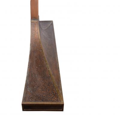 Very Large Copper Fireplace Vent Hood from Round House Dallas 1960s