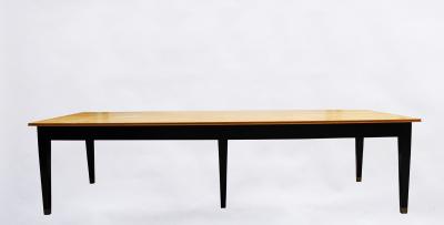 Very Large French Midcentury Dining or Conference Table
