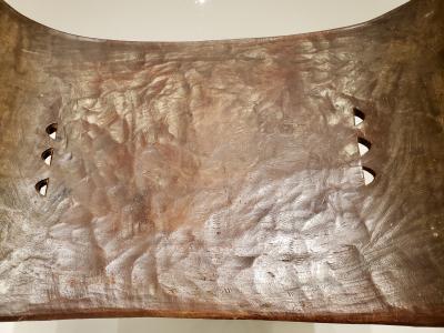 Very Large Hand Carved Brown Early 20th Century Tribal Ashanti Stool