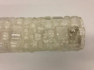 Very Large Italian MId Century Murano Glass Flush Mount Fixture or Wall Sconce